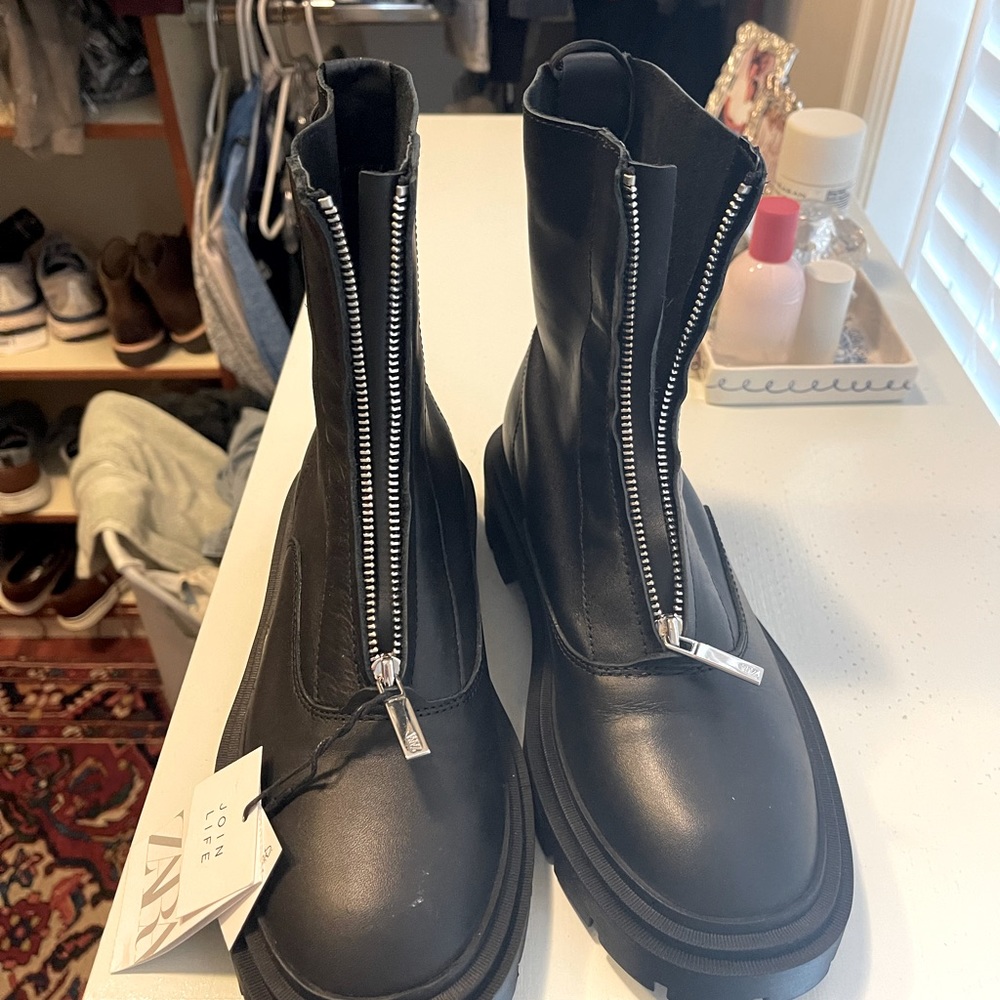 Black Zara Boots